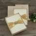 Silk Box Wedding Invitation Card Elegant Invitation with Paper Box